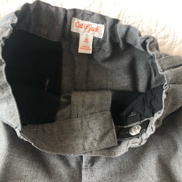 Cat & Jack Boys Dress Pants/suit gray size 10 - Picture 4 of 4